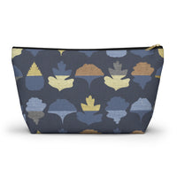 Frond Accessory Pouch w T-bottom in Indigo